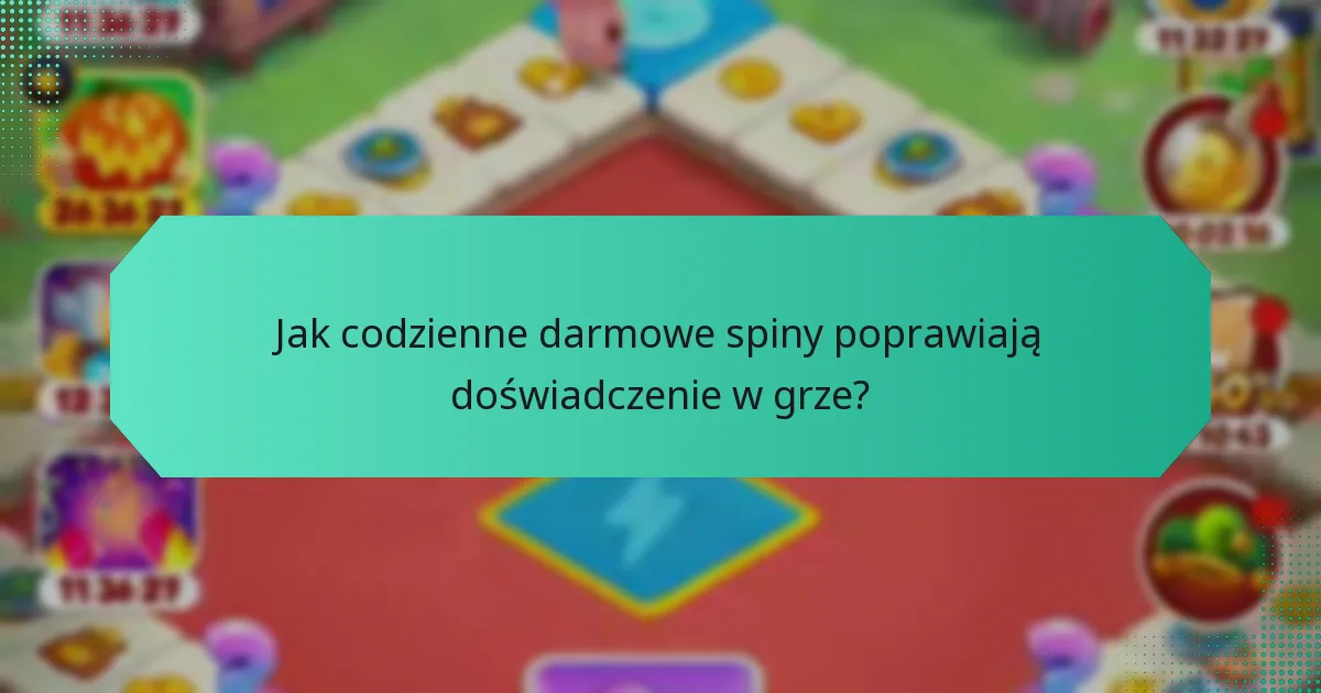 Jak codzienne darmowe spiny poprawiają doświadczenie w grze?