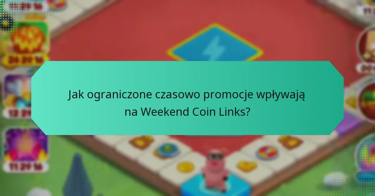 Jak ograniczone czasowo promocje wpływają na Weekend Coin Links?
