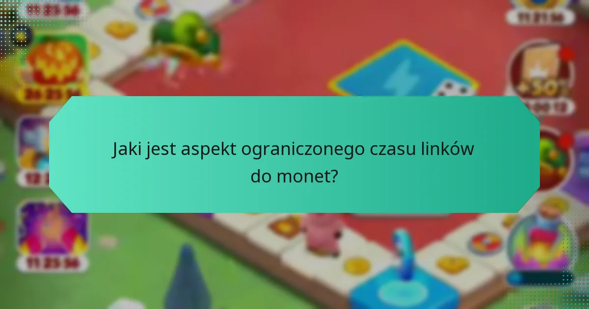Jaki jest aspekt ograniczonego czasu linków do monet?